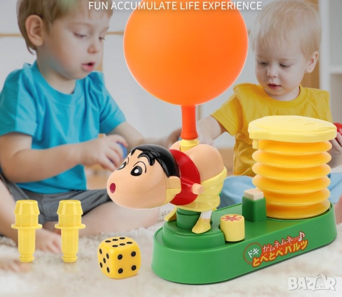   Забавна детска игра със зарчета и количка , снимка 1