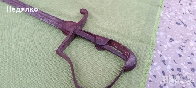 Стара българска бойна сабя, снимка 5 - Антикварни и старинни предмети - 48209377