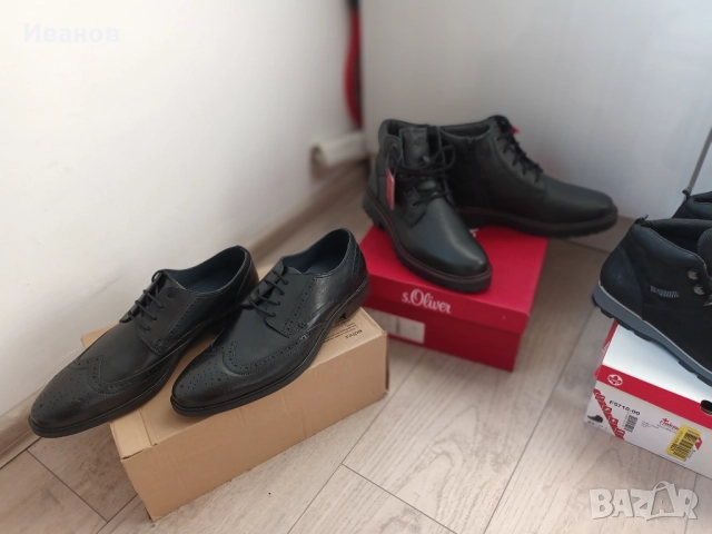 Josef Seibel, Rieker и s.Oliver  страхотни зимни обувки от естествена кожа , снимка 5 - Мъжки боти - 52712056