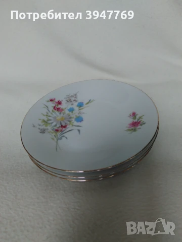 3 десертни чинии, снимка 2 - Чинии - 50551929