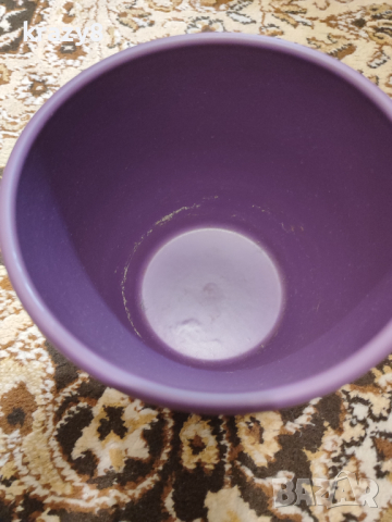 Керамична Кашпа Лилава, снимка 3 - Саксии и кашпи - 44768707