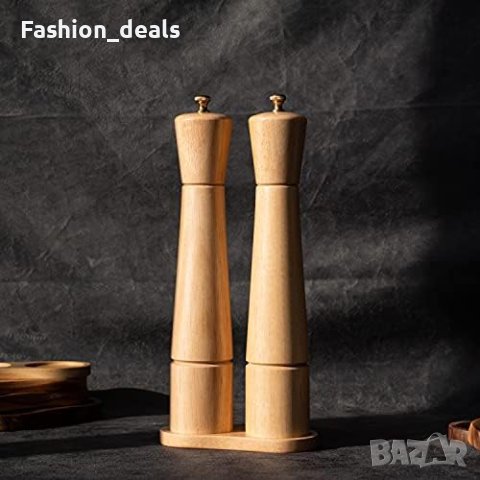 Нов Комплект мелница за сол и пипер с поднос/Неръждаема стомана , снимка 9 - Други стоки за дома - 41573565