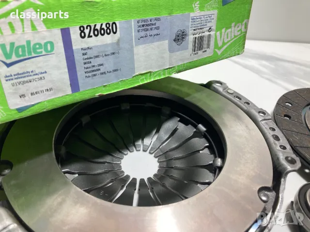 Комплект съединител VALEO за Сеат Ибиза, Кордоба, Шкода Фабиа и Фолксваген Поло двигатели 1.9 SDI , снимка 11 - Части - 49808109