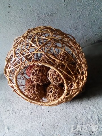Сфера кълбо ратан с топки