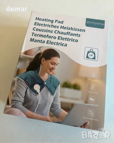 Отопляема обвивка за врата и раменете Comfytemp, с 9 нива на нагряване, снимка 9 - Друга електроника - 44323853