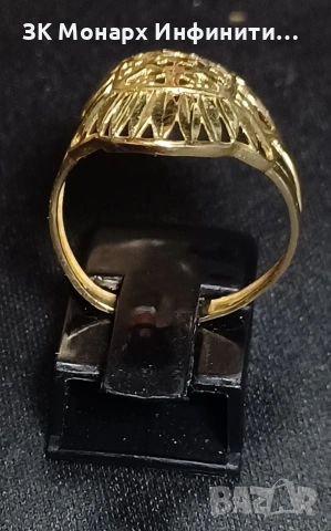 Златен пръстен /585/, снимка 4 - Пръстени - 53774207