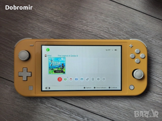 Nintendo Switch Lite Жълто, снимка 2 - Nintendo конзоли - 53317554