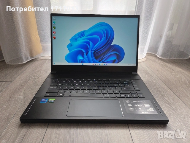 MSI GS66 Stealth 11H I7 11800H/RTX 3080 16GB/ RAM 32GB /SSD 512GB, снимка 8 - Лаптопи за работа - 53710972