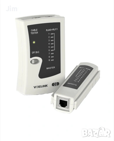 Тестер за мрежови кабели, VCELINK, за Ethernet Cat5, Cat6, Cat7 LAN и RJ11, снимка 2 - Мрежови адаптери - 53873947
