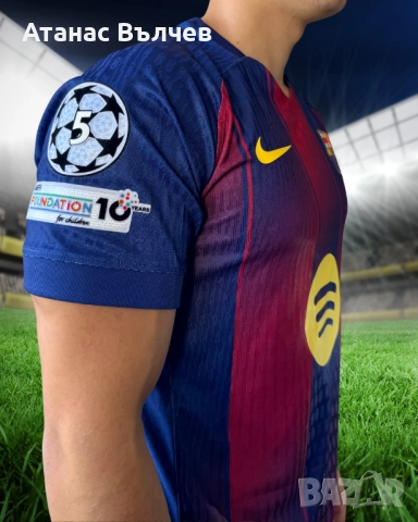 Футболна Тениска на Барселона / Barcelona - LAMINE YAMAL номер 10, снимка 9 - Тениски - 52295175