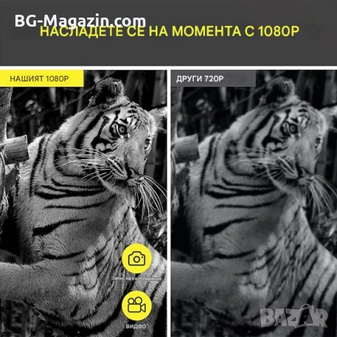 Мощен монокъл за нощно виждане уред за лов наблюдение на птици животни туризъм охрана нощен бинокъл, снимка 3 - Екипировка - 50931143