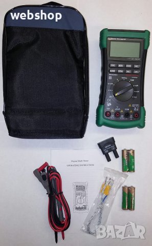 Дигитален мултиметър MASTECH , Мултицет със зумер MS8240C VAC/VDC | AAC/ADC | OHM | F | °C | Hz, снимка 3 - Други инструменти - 38688861