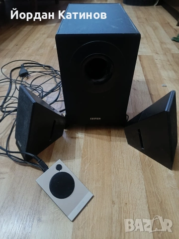 Тонколони Edifier - M1360, 2.1, черна, снимка 3 - Тонколони - 53693228