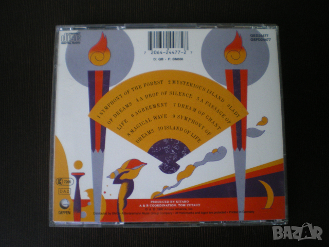 Kitaro ‎– Dream 1992 CD, Album, снимка 3 - CD дискове - 44736385