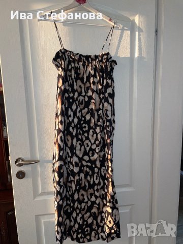 Нова елегантна ежедневна леопардова дъга рокля hm h&m, снимка 6 - Рокли - 42416001