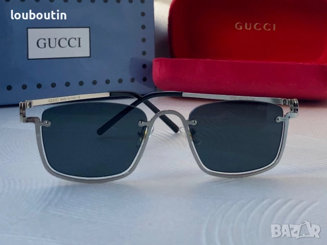 GUCCI 1:1 дамски слънчеви очила правоъгълни 4 цвята, снимка 7 - Слънчеви и диоптрични очила - 52915236