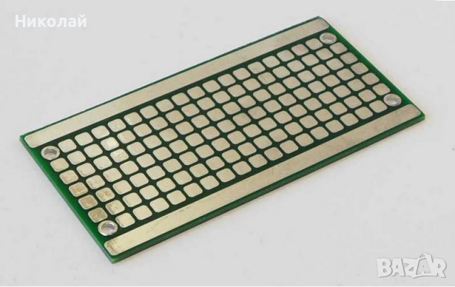 Двустранна Универсална Макетна Платка 100x50x1.6мм FR4