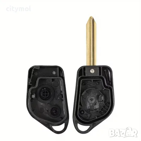 Кутийка за ключ за 2 бутона за Peugeot / Citroen, 2 бутона и острие, снимка 3 - Аксесоари и консумативи - 55982240
