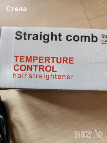 Преса, четка , гребен за изправяне на коса, снимка 2 - Аксесоари за коса - 47584791