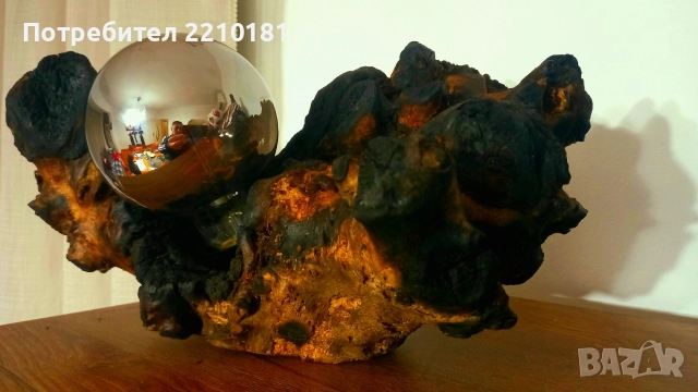 Настолна лампа дърво, снимка 7 - Настолни лампи - 52847253