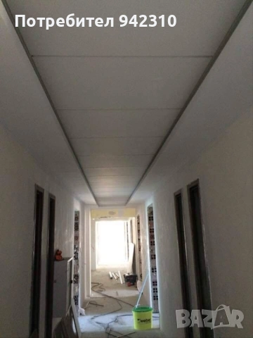 Сухо строителство,монтаж на гипсокартон,шпакловка и машинно боядисване, снимка 4 - Монтажи - 53270084
