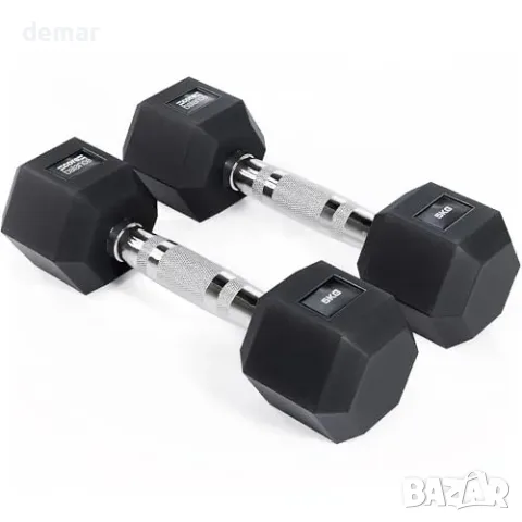 Комплект шестостенни дъмбели Core Balance, 2 × 5 кг, снимка 2 - Други стоки за дома - 56228513