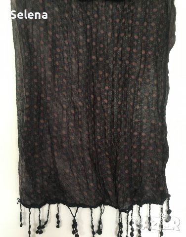 шал с две лица и намачкан ефект, снимка 3 - Шалове - 39720809