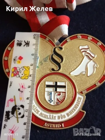 Красив детски медал за КОЛЕКЦИЯ ДЕКОРАЦИЯ БИТОВ КЪТ 49866, снимка 7 - Други ценни предмети - 49663005
