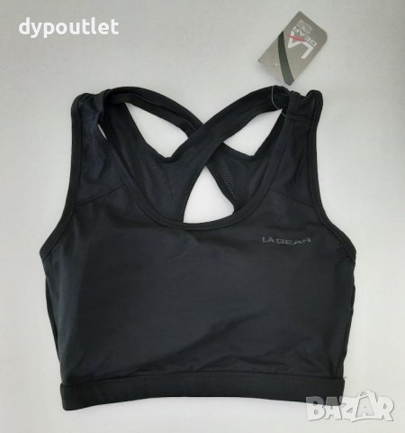 La Gear - Дамски спортен сутиен Crop, Черен, размери XXS и S EU., снимка 3 - Корсети, бюстиета, топове - 39628625