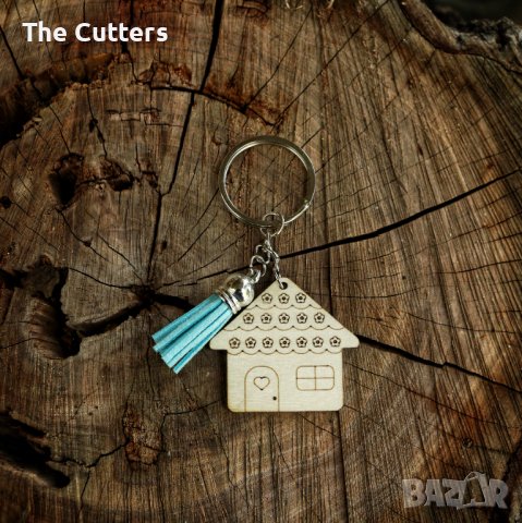 Дървен ключодържател "Къща", снимка 2 - Други - 40937923