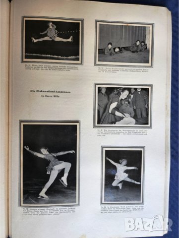 Зимна Олимпиада 1952 (Осло), албум на немски, оригинален с 150 залепени снимки, класиране по дисципл, снимка 7 - Енциклопедии, справочници - 39302252