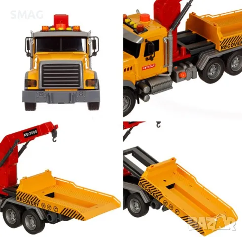 Автокран със светлини и звуци и превозно средство S_1219123, снимка 3 - Коли, камиони, мотори, писти - 47905092