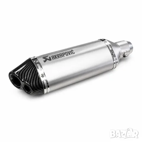 Сиво-карбоново мото гърне с вход 51 mm, снимка 3 - Аксесоари и консумативи - 55866307