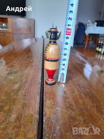 Стара дървена фигурка #8, снимка 3 - Колекции - 42483671