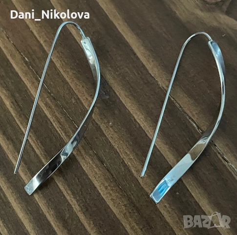 Обеци Skagen, снимка 2 - Обеци - 51713664