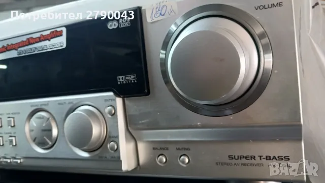 ресивър AIWA AV-D58, снимка 2 - Ресийвъри, усилватели, смесителни пултове - 49279071