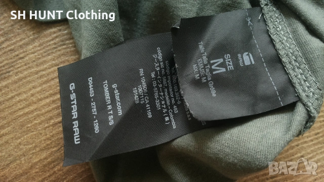 G-STAR RAW TOMBER T-Shirt Размер M тениска става за работна 59-67, снимка 9 - Тениски - 53138364