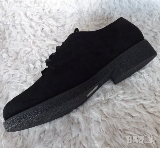Обувки, велур, черни, код 271/ББ2/30, снимка 4 - Дамски ежедневни обувки - 35799591