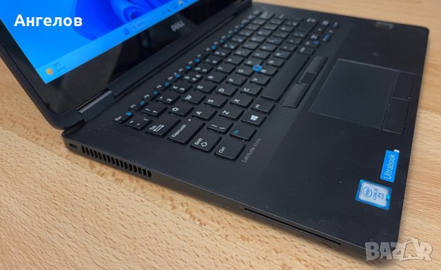 * Dell E7470 14” QHD 2560x1440 i5-6300u 8gb ram 256gb ssd перфектен лаптоп , снимка 4 - Лаптопи за дома - 41806146