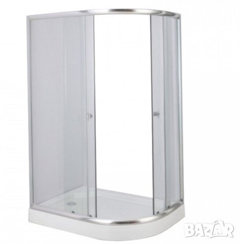 Душ кабина Касия, лява, Варна, матирани стъкла, снимка 1