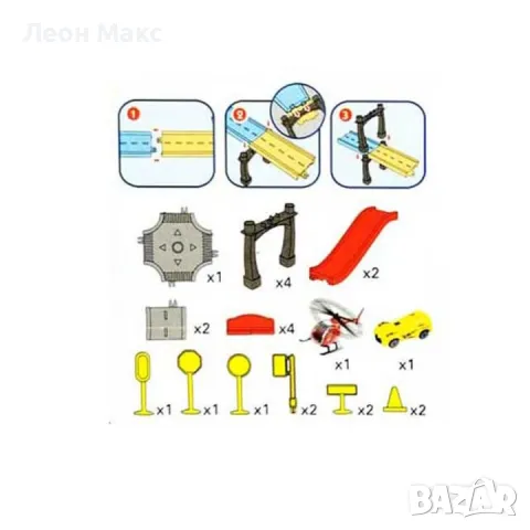 Писта паркинг Пламъчко с коли, снимка 3 - Коли, камиони, мотори, писти - 48350765