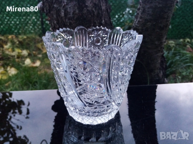 * Bohemia * - кристална ледарка / бонбониера !