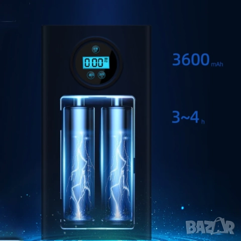 Акумулаторен компресор с цифров дисплей и автоматична функция , снимка 7 - Аксесоари и консумативи - 52352810