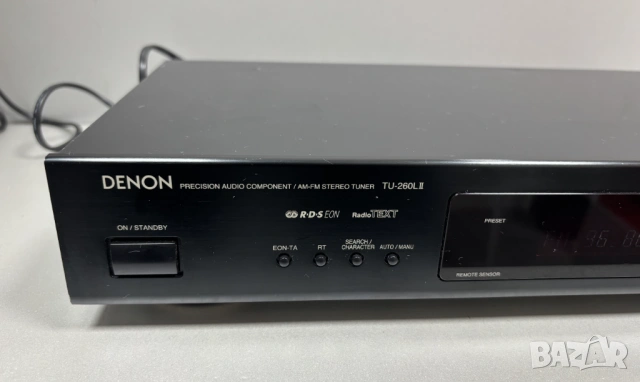 Прецизен аудио компонентен / AM-FM Стерео Тунер DENON TU-260L II, снимка 4 - Ресийвъри, усилватели, смесителни пултове - 53230580