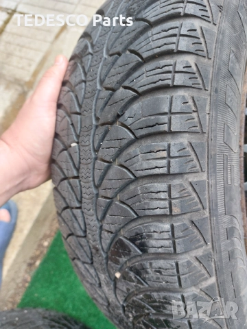 2 броя зимни гуми 195 / 65 / 15 и джанти за Opel , снимка 2 - Гуми и джанти - 51695727