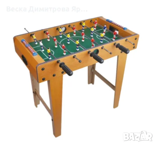 Маса за джаги , 18 играча, дърво, неплъзгаща се, 69x36,5x62 см, снимка 4 - Други - 47958620