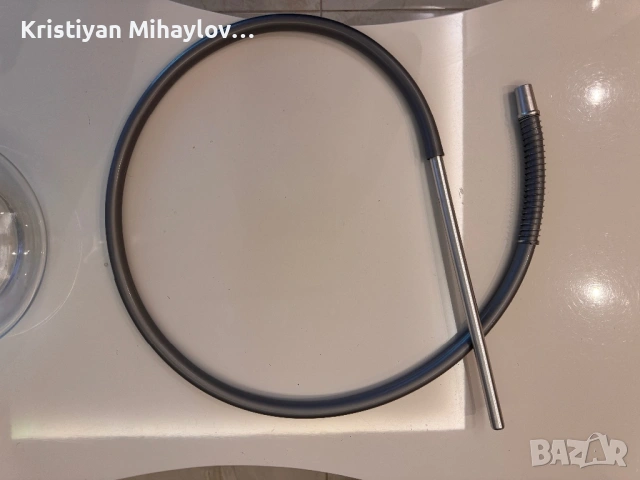 Сребристо турско наргиле Uzmani NU Sky, снимка 5 - Наргилета - 53512715