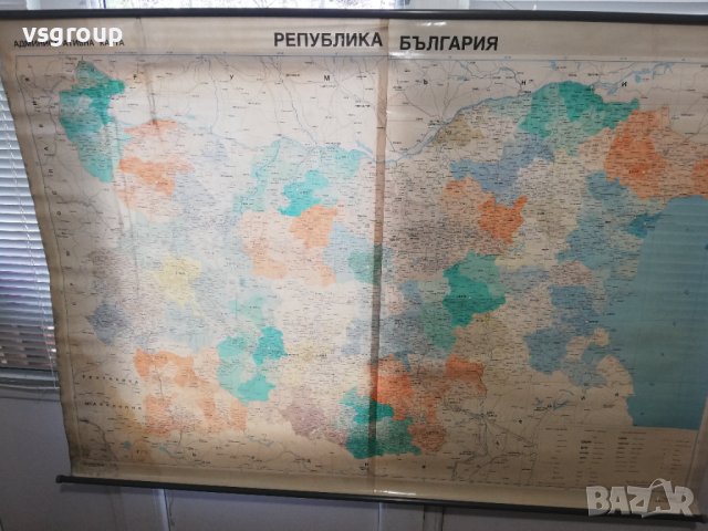 Карта на България 1 : 350 000