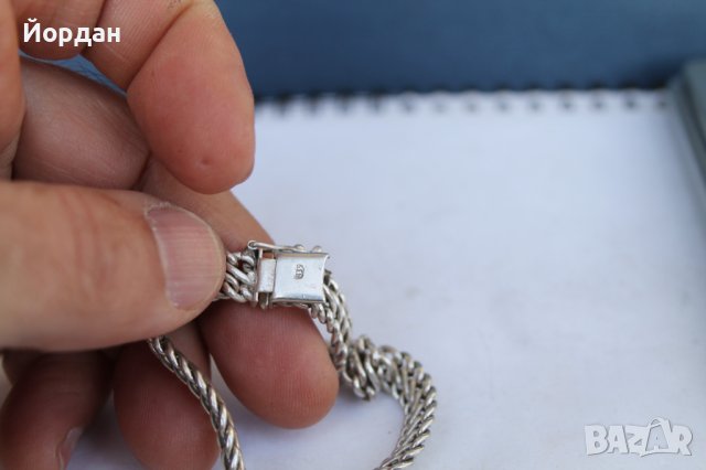 Стара сребърна дамска гривна, снимка 5 - Антикварни и старинни предмети - 38990337