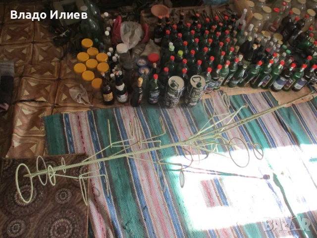 Цветарник метален от ковано желязо за 9 саксии, снимка 8 - Саксии и кашпи - 32473560